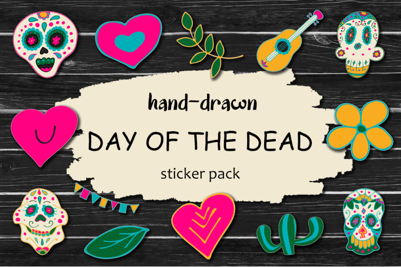 day-of-the-dead-sticker-pack