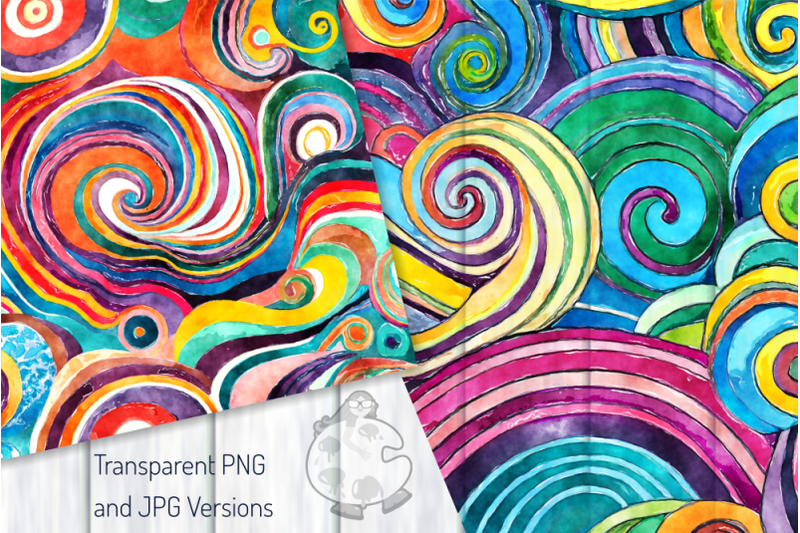 swirls-set-2-funky-watercolor-pattern-papers