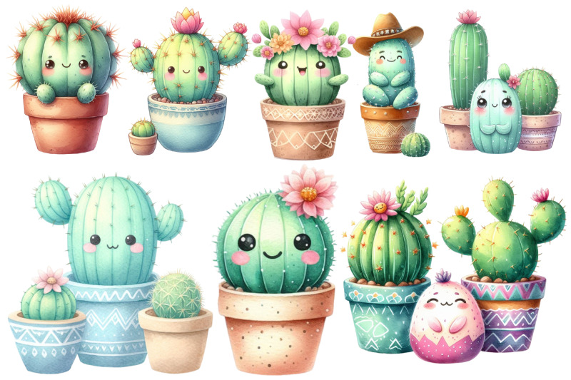 watercolor-cute-cactus-clipart