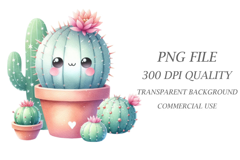 watercolor-cute-cactus-clipart