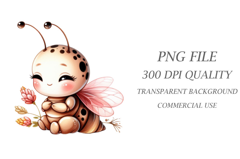 watercolor-cute-insects-clipart