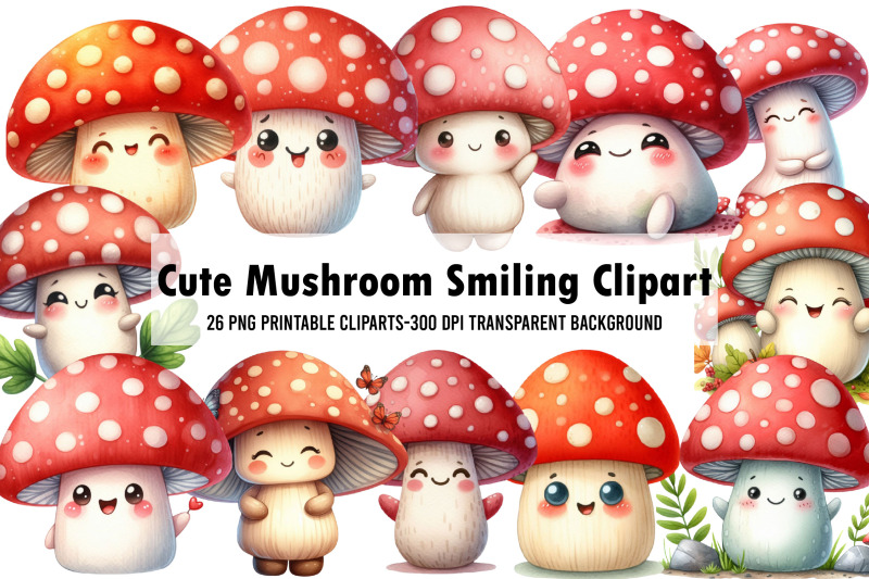 cute-mushroom-smiling-clipart