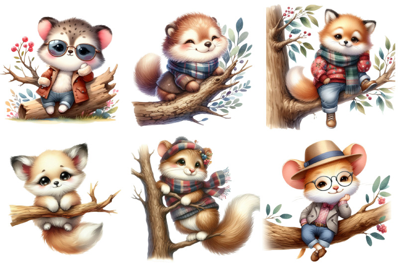 watercolor-forest-animals-clipart