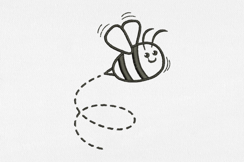 cute-bee-for-machine-embroidery