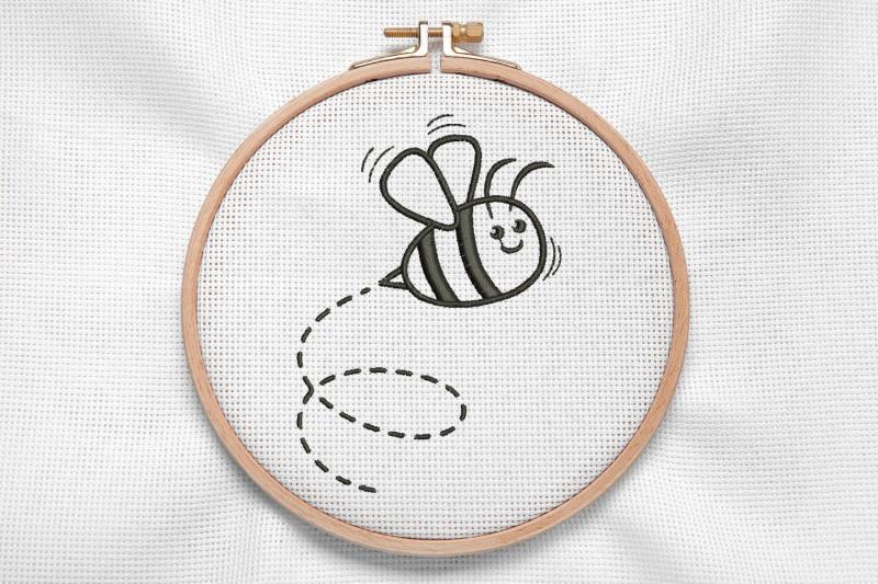 cute-bee-for-machine-embroidery