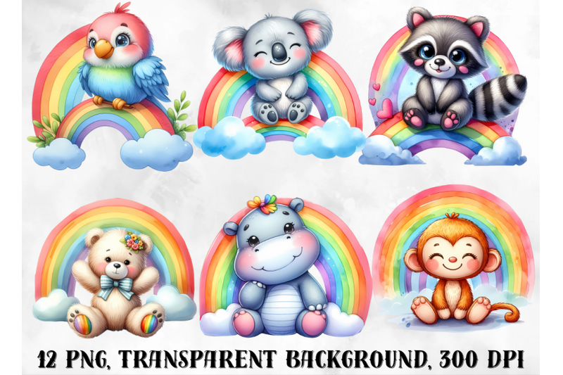 rainbows-clipart-animals-and-rainbows-png