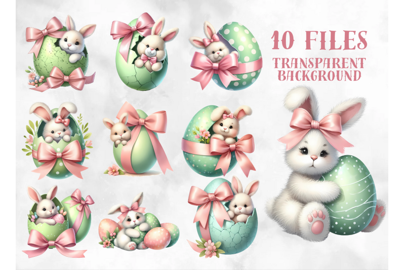 easter-clipart-easter-illustrations-easter-bunnies