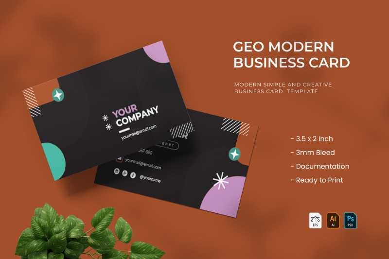 geo-modern-business-card