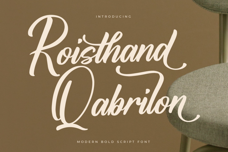 roisthand-qabrilon-modern-bold-script-font