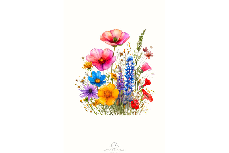 watercolor-flower-png-instant-download