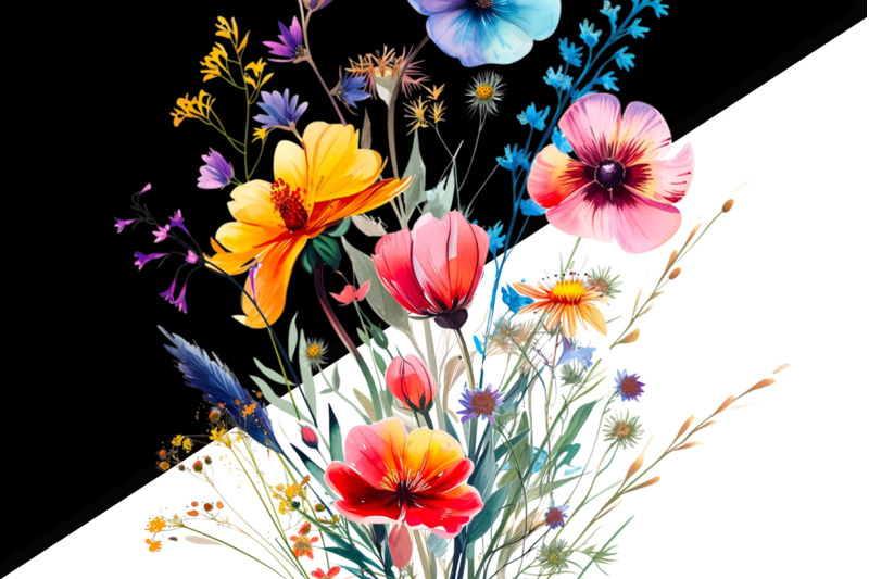 watercolor-flowers-digital-download