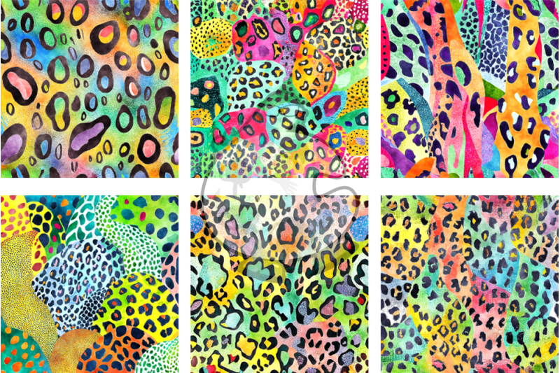 funky-leopard-skin-set-2-watercolor-pattern-papers