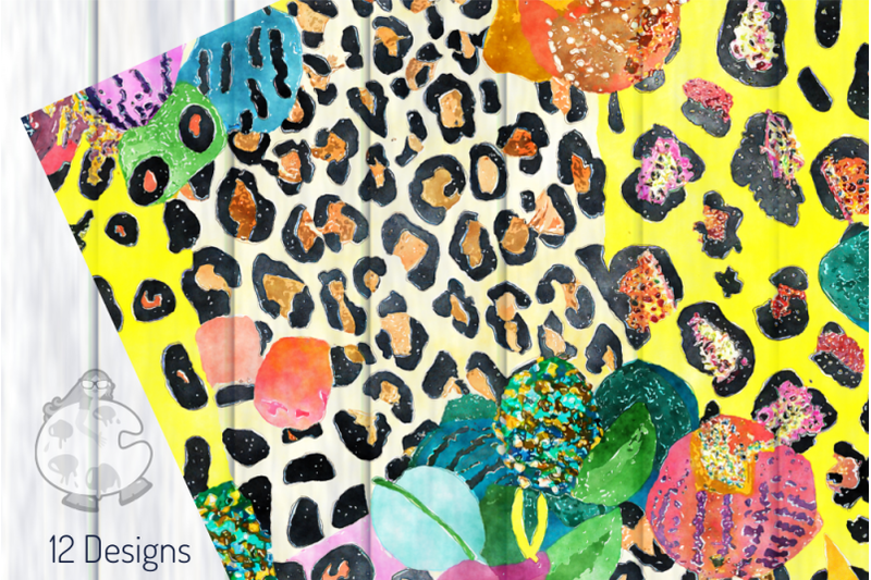 funky-leopard-skin-set-2-watercolor-pattern-papers