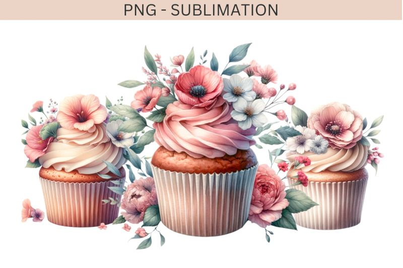 watercolor-cupcakes-printable-art-digital-download-for-sublimation-d