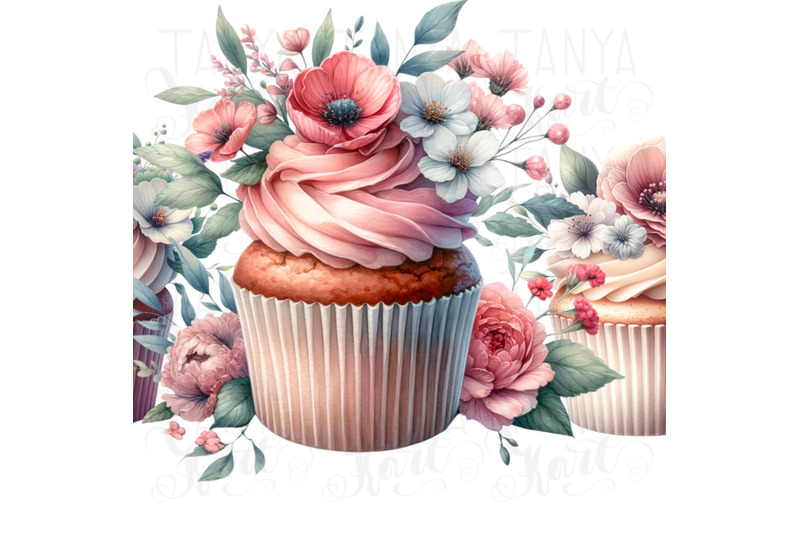 watercolor-cupcakes-printable-art-digital-download-for-sublimation-d