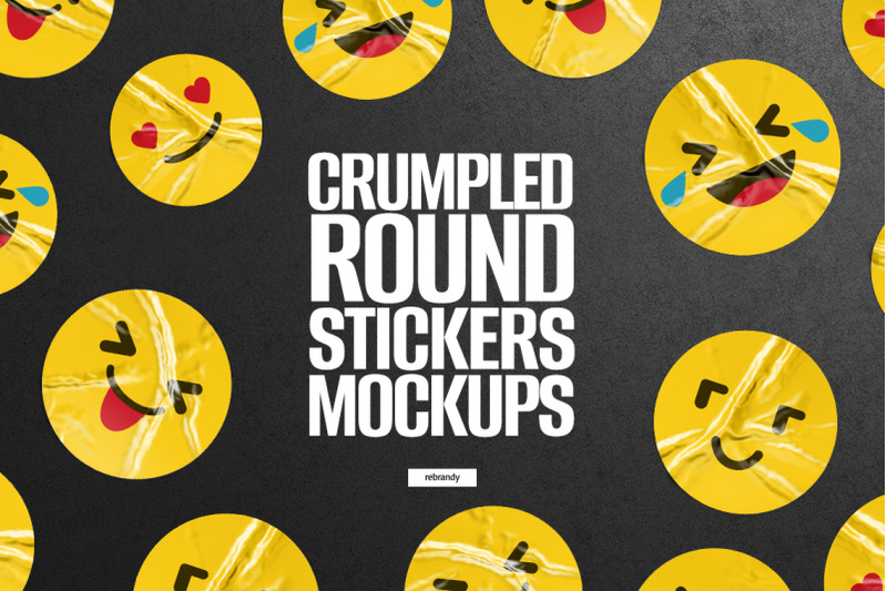 crumpled-round-stickers-mockups