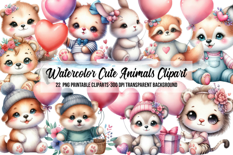 watercolor-cute-animals-clipart