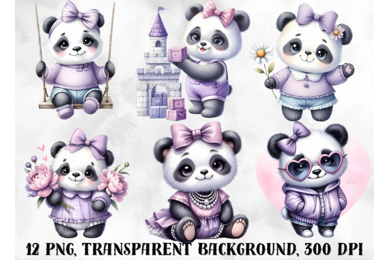 pandas-clipart-cute-little-pandas-png