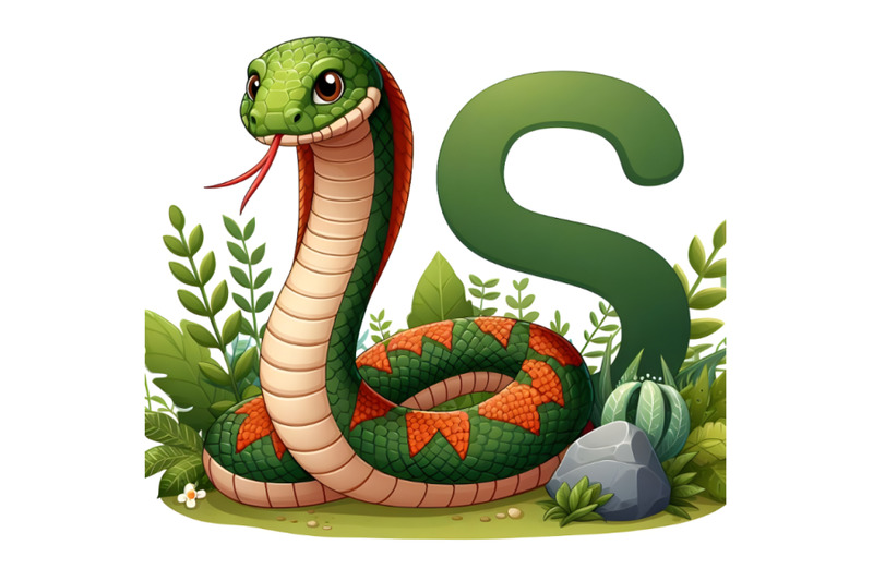 alphabet-s-with-snake