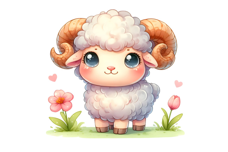 a-cute-ram-sheep-farm