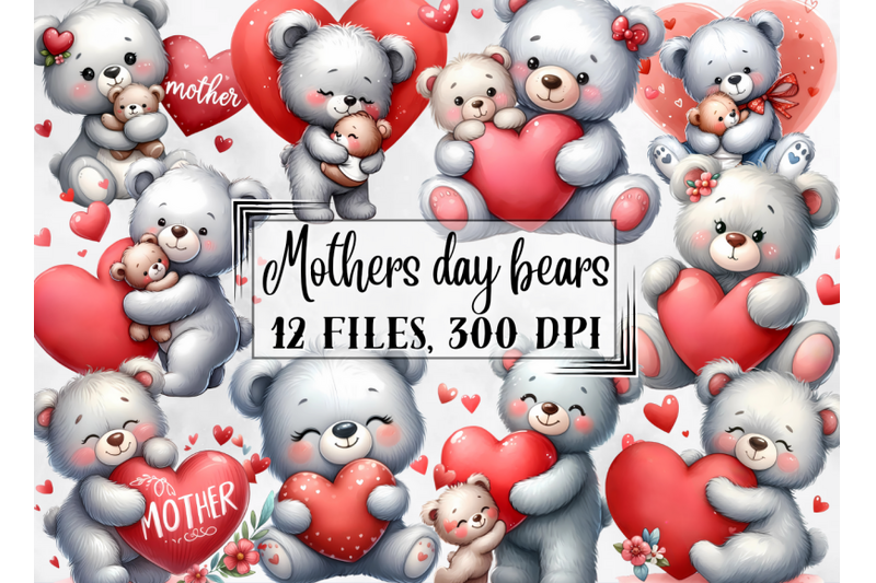 mothers-day-clipart-cute-teddy-bears-clipart