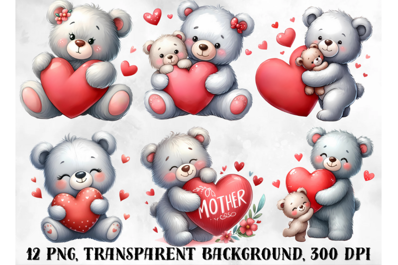 mothers-day-clipart-cute-teddy-bears-clipart