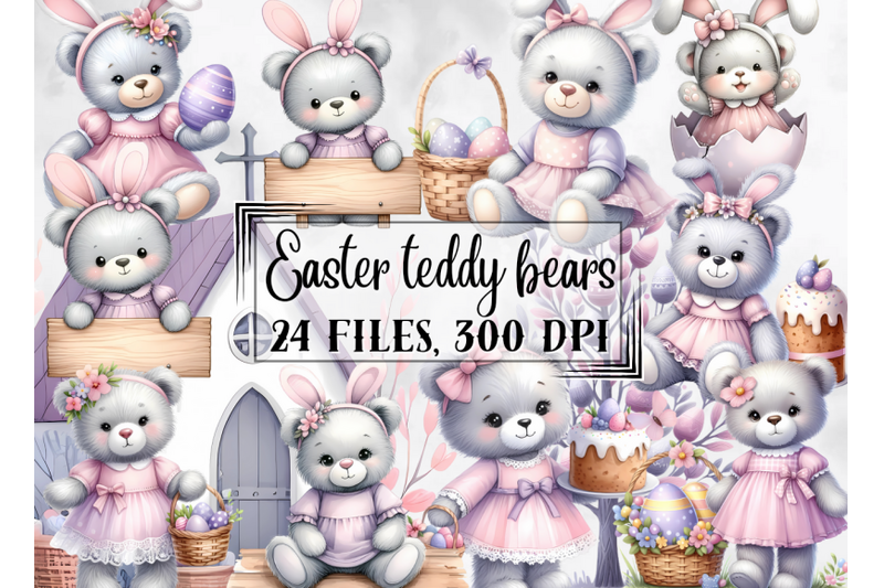 easter-clipart-cute-easter-teddy-bears-png