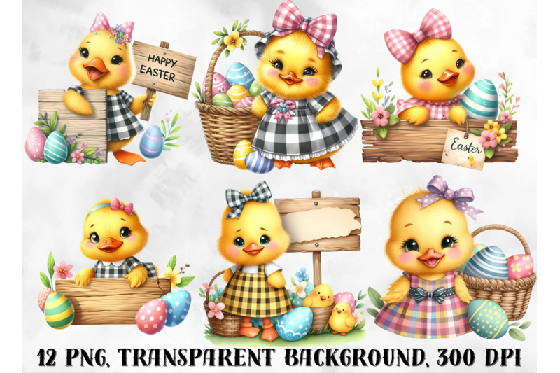 easter-clipart-cute-easter-chickens-png