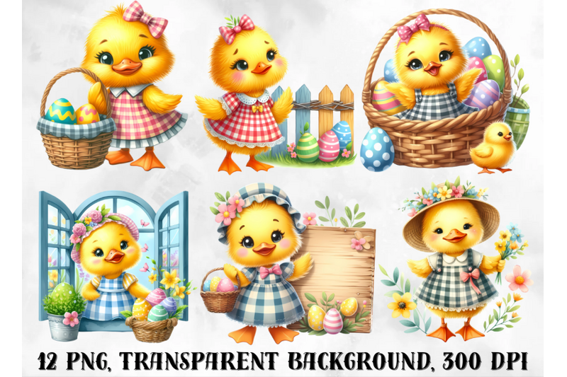 easter-clipart-cute-easter-chickens-png