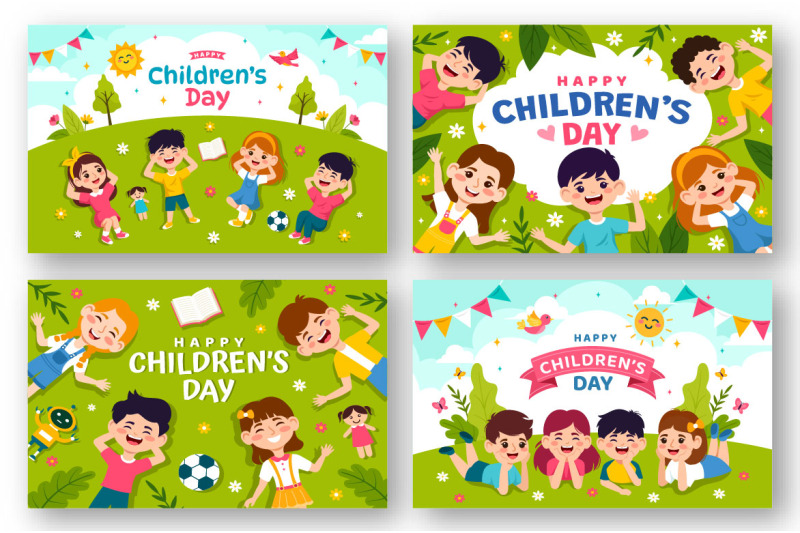 12-happy-children-day-illustration