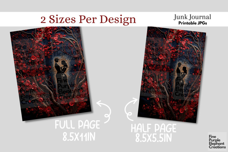 dark-valentine-heart-embroidery-digital-junk-journal-kit-half-pages