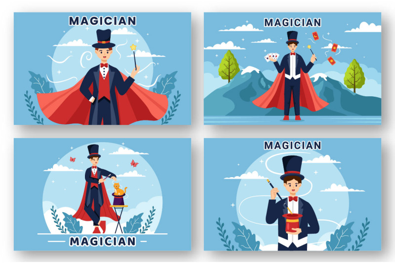 12-magician-illusionist-illustration