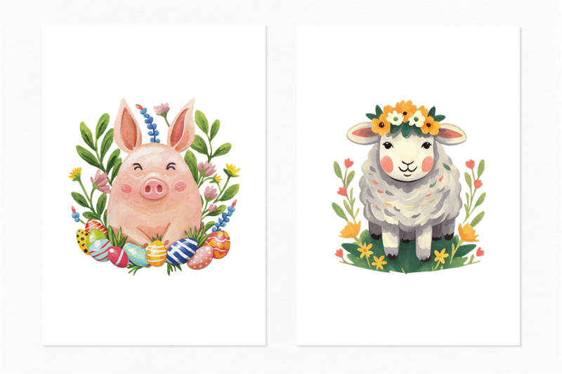 whimsical-easter-animals