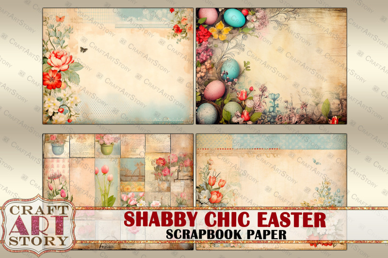 vintage-easter-shabby-chic-scrapbook-paper-pack-16-pages