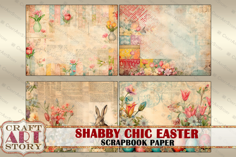 vintage-easter-shabby-chic-scrapbook-paper-pack-16-pages