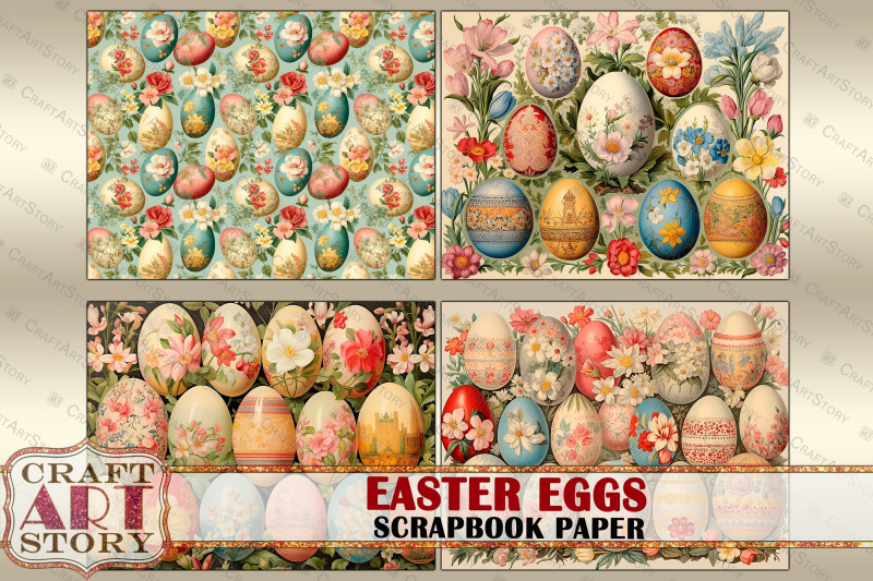 vintage-easter-eggs-scrapbook-paper-pack-16-pages