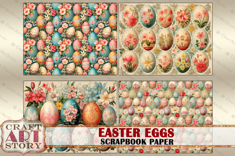 vintage-easter-eggs-scrapbook-paper-pack-16-pages