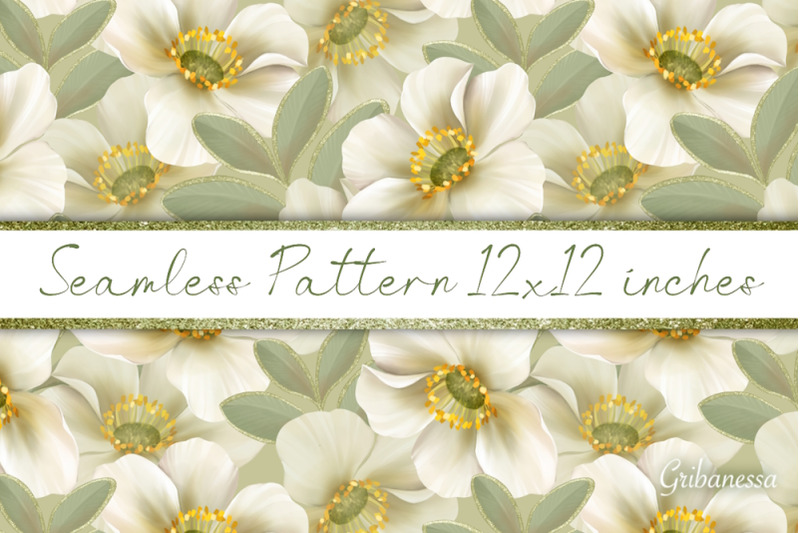 white-flowers-digital-paper-seamless-pattern