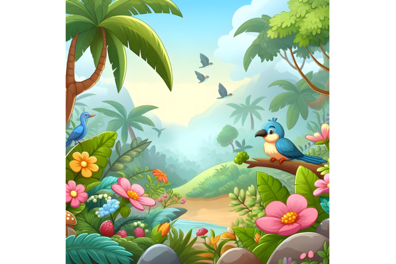 idyllic-jungle-painting