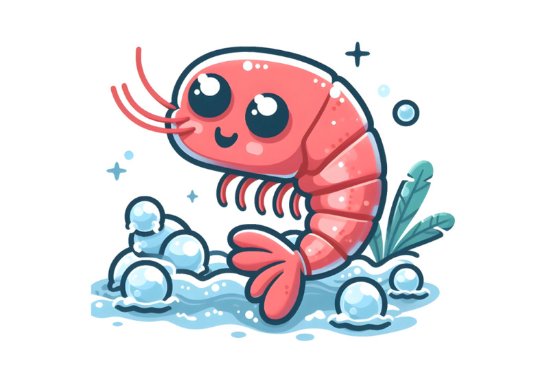 shrimp-on-white-background