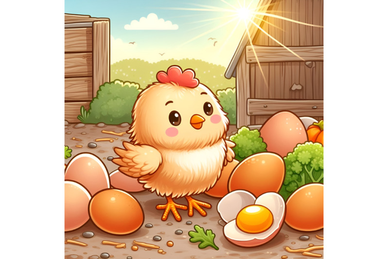 healthy-chicken-on-an-agricultural-farm