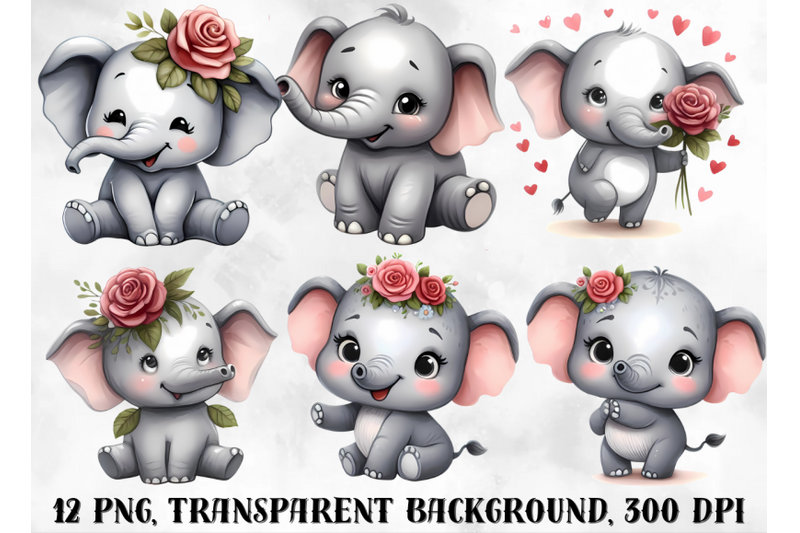 cute-elephants-clipart-little-elephants-png