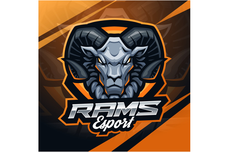 rams-esport-mascot-logo-design