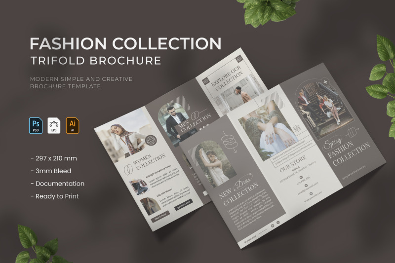 fashion-collection-trifold-brochure