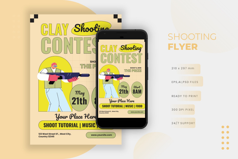 clay-shooting-contest-flyer