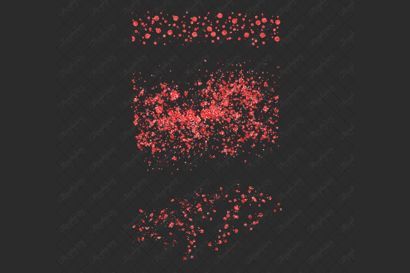 70-red-glitter-particles-set-png-overlay-images