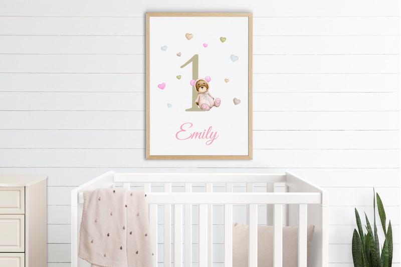 baby-milestone-card-1-month-watercolor-png