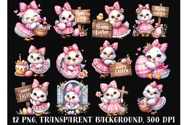 easter-clipart-cute-easter-chickens