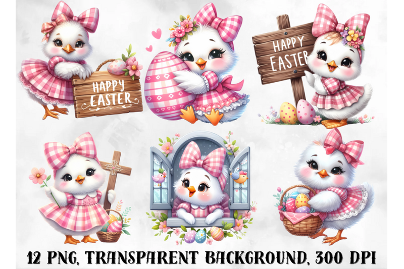 easter-clipart-cute-easter-chickens