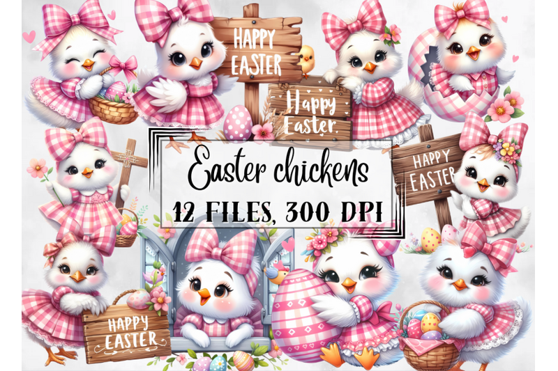 easter-clipart-cute-easter-chickens